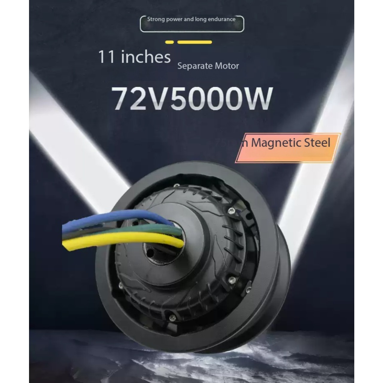 5000W Hub Motor Kit 72V - 11-calowy silnik z dzielonym piastą 72V