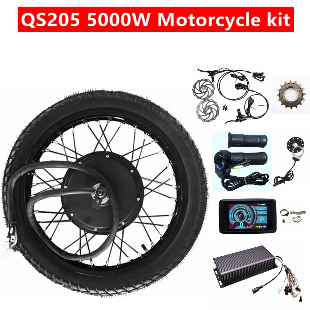 5000W Hub Motor Kit 72V - Zestaw do konwersji motocykla na elektryczny