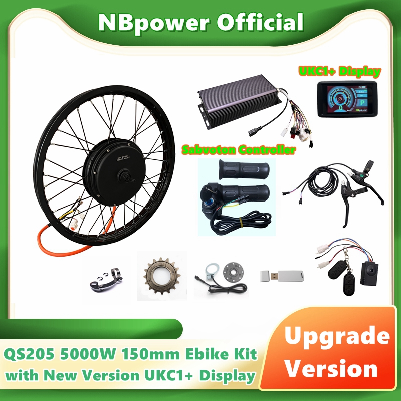 5000W Hub Motor Kit 72V - NBpower/QS205 5000W V3 150mm Silnik do