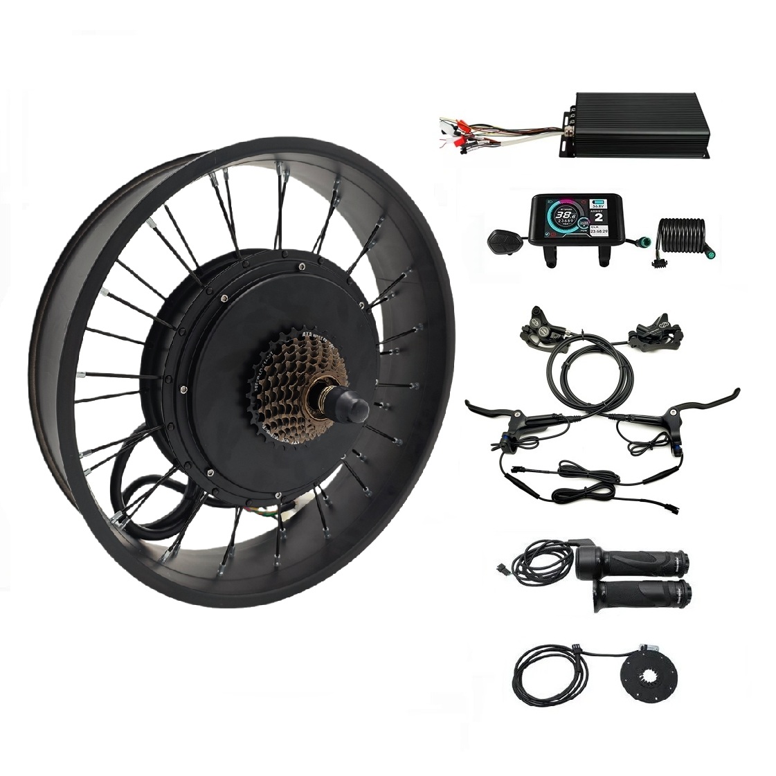 5000W Hub Motor Kit 72V - Zestawy do konwersji rowerów elektrycznych z