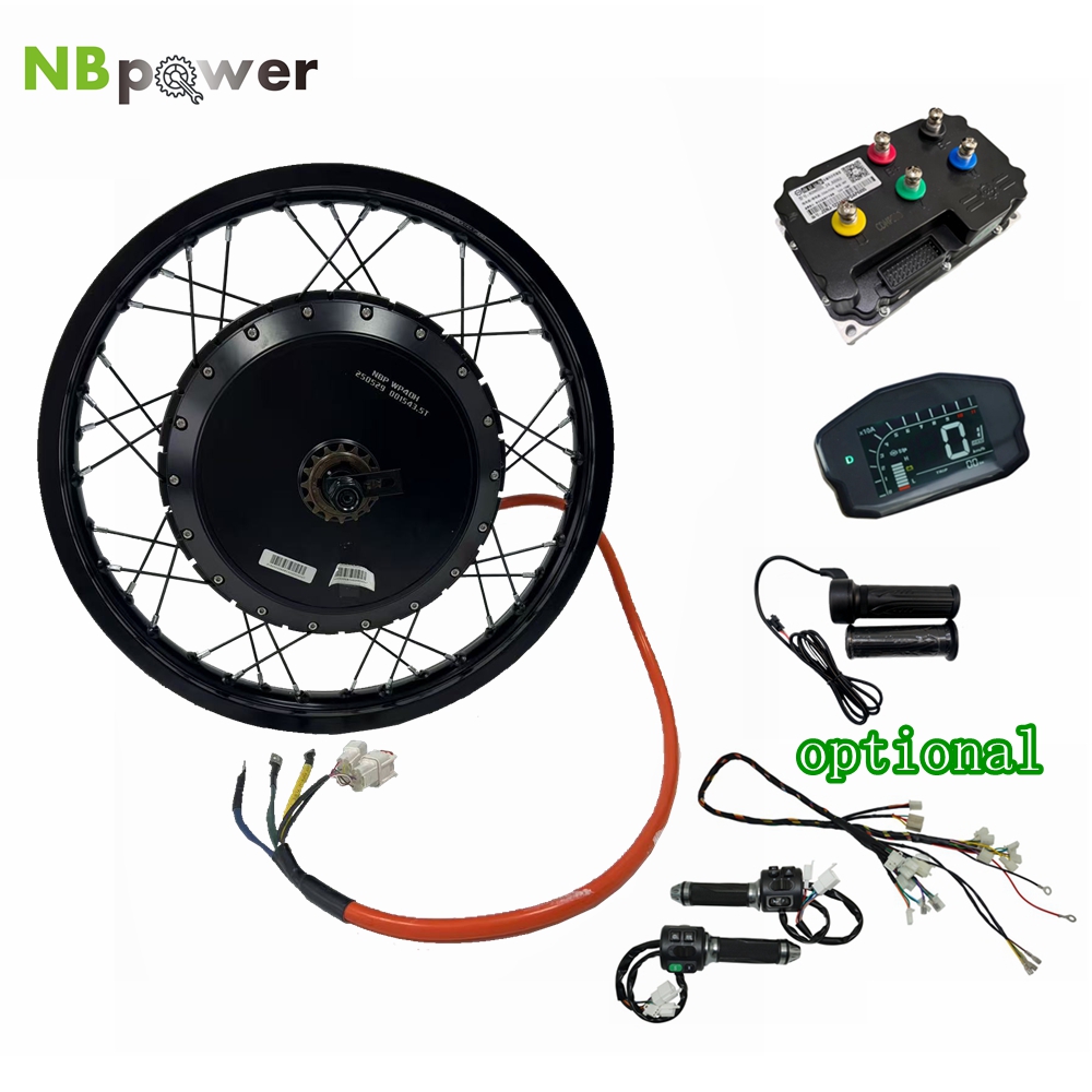 72V 8000W Brushless Hub Motor - Zestaw do e-bike'a NBpower/QS273 V3 72V