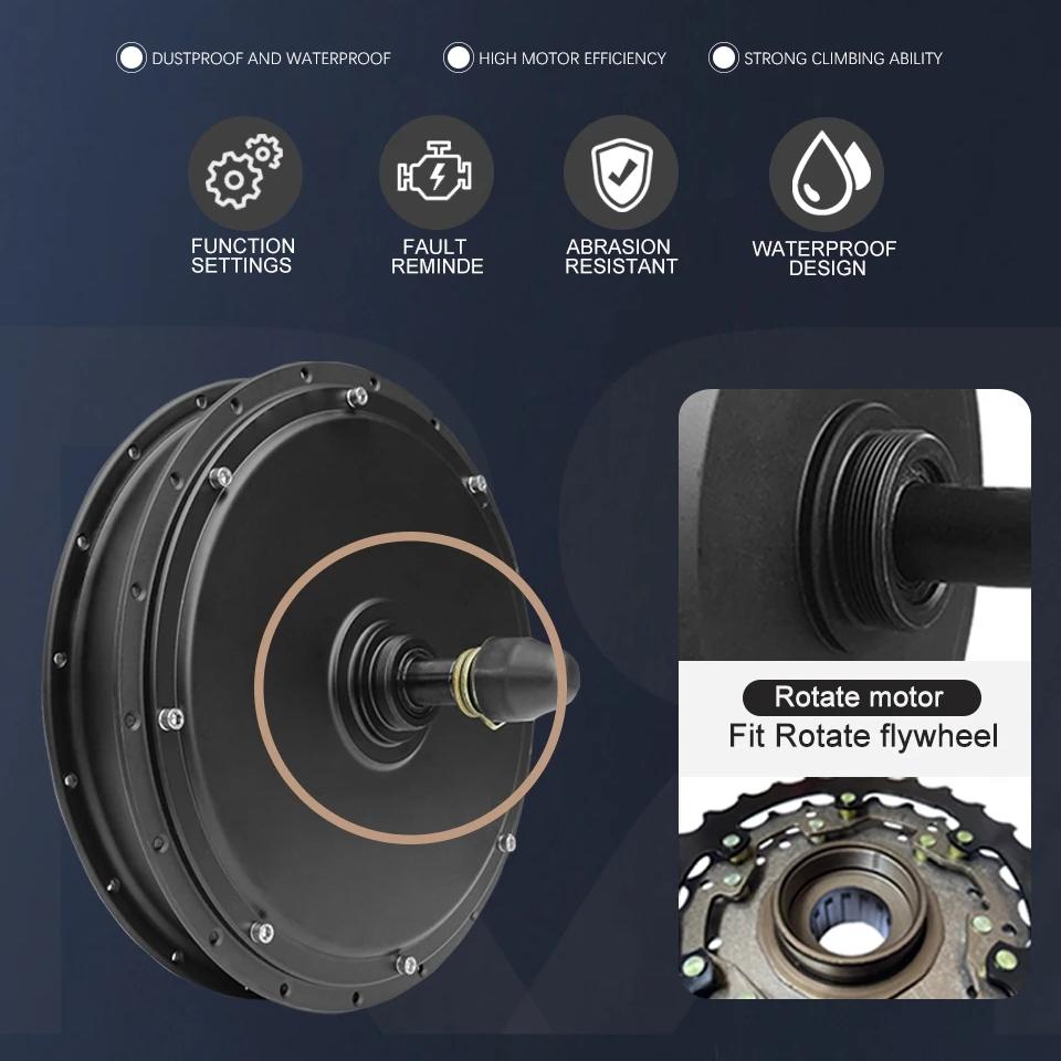 Nowy Zestaw do Konwersji Rower – 5000W Hub Motor Kit 72V recenzja i cena