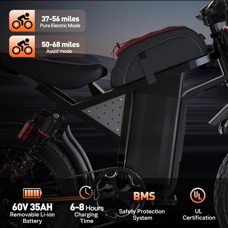 Bopzin 3000W 60V 35Ah Elektryc – 3000W Stealth Bomber Motor recenzja i cena