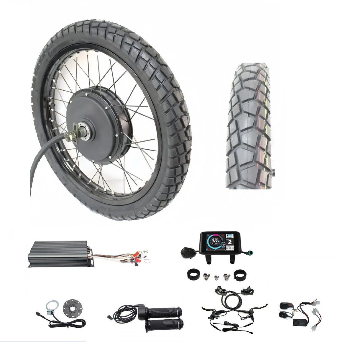 Zestaw do konwersji tylnego ko – 72V 8000W Brushless Hub Motor recenzja i cena