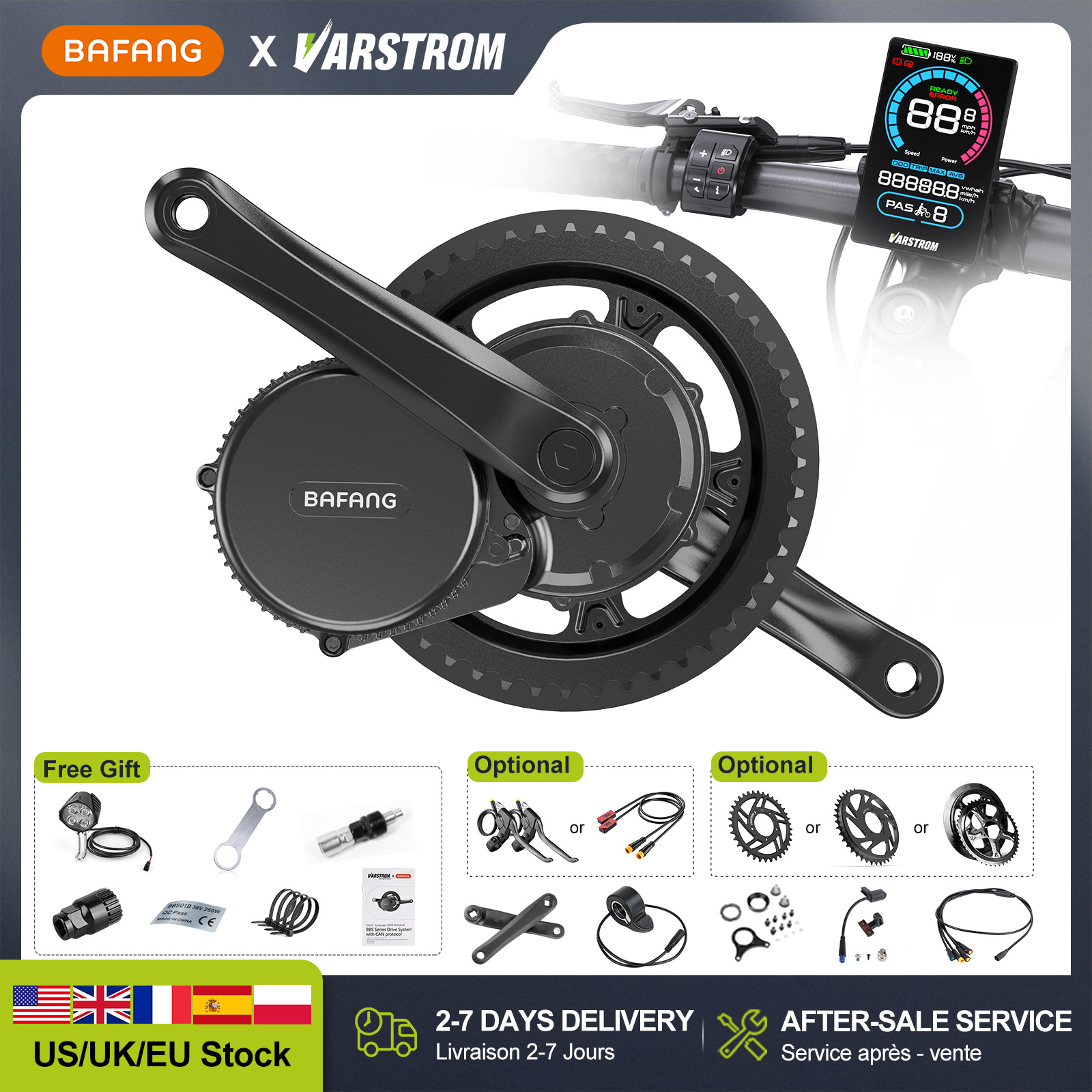 [US Stock] Silnik centralny BA – Side Hung Mid Drive Motor Kit recenzja i cena