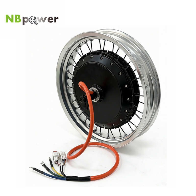Kolorowe koło z silnikiem elek – 72V 8000W Brushless Hub Motor recenzja i cena