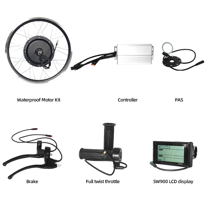 Nowy Zestaw do Konwersji Elekt – 12000W Electric Motorcycle Hub Motor recenzja i cena