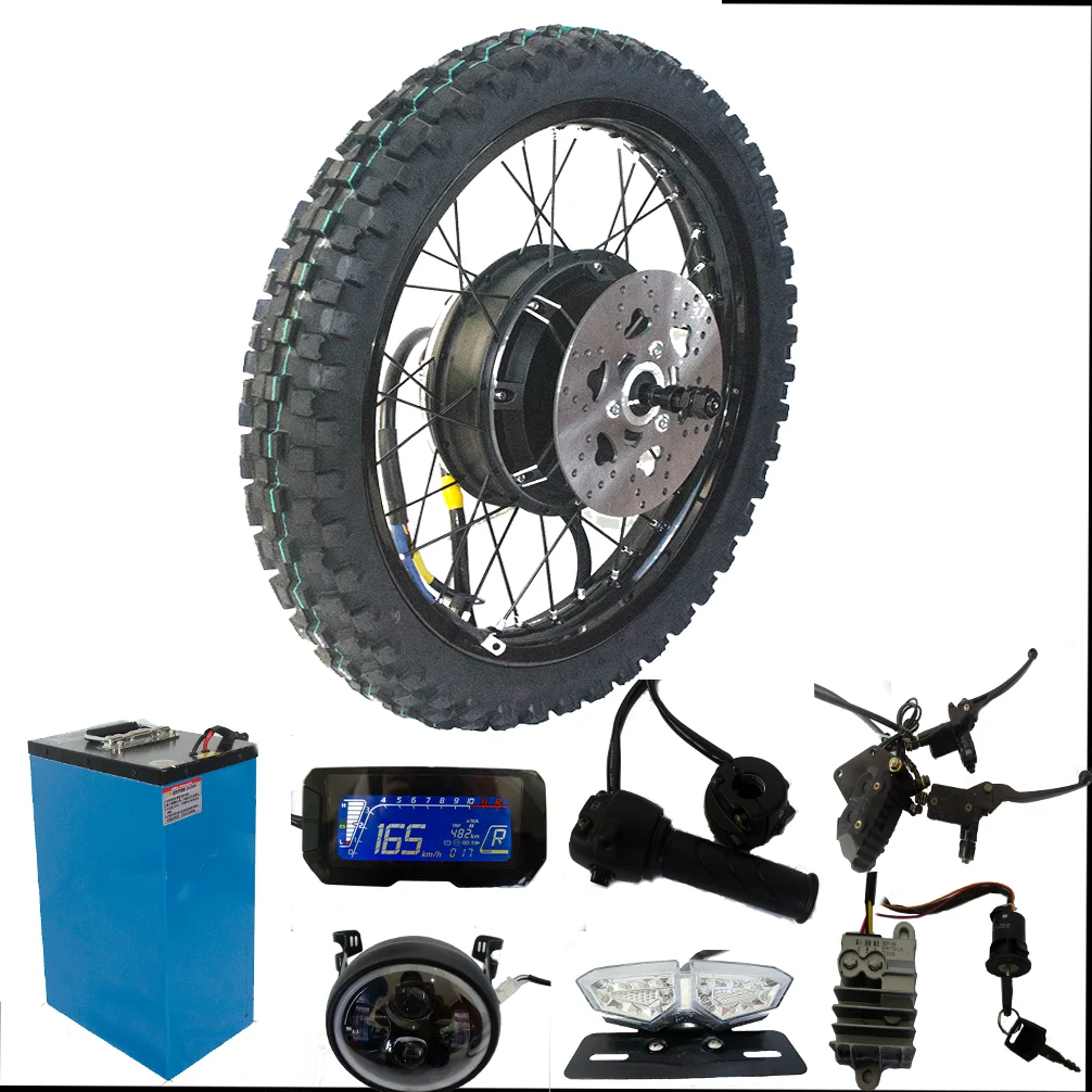 Nowy Zestaw do Konwersji Elekt – 12000W Electric Motorcycle Hub Motor recenzja i cena