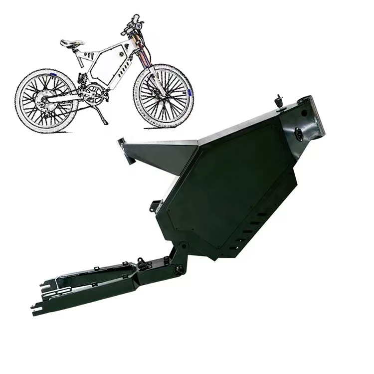Rama stalowa do roweru elektry – 3000W Stealth Bomber Motor recenzja i cena