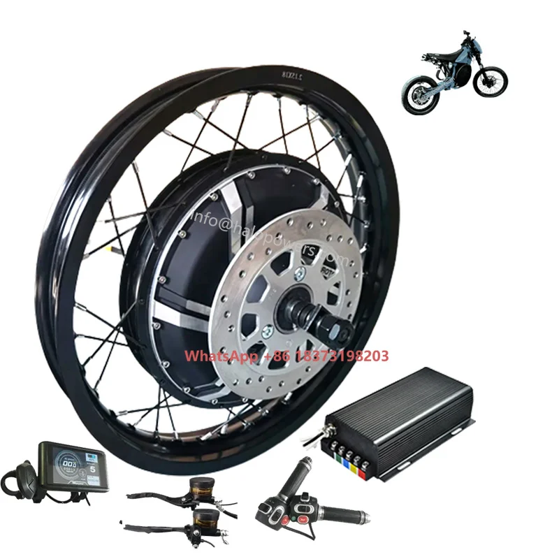 Zestaw silnika do motocykla el – 12000W Electric Motorcycle Hub Motor recenzja i cena