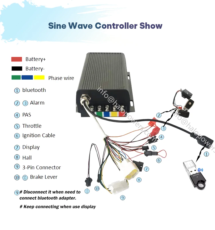 Zestaw silnika do motocykla el – 12000W Electric Motorcycle Hub Motor recenzja i cena