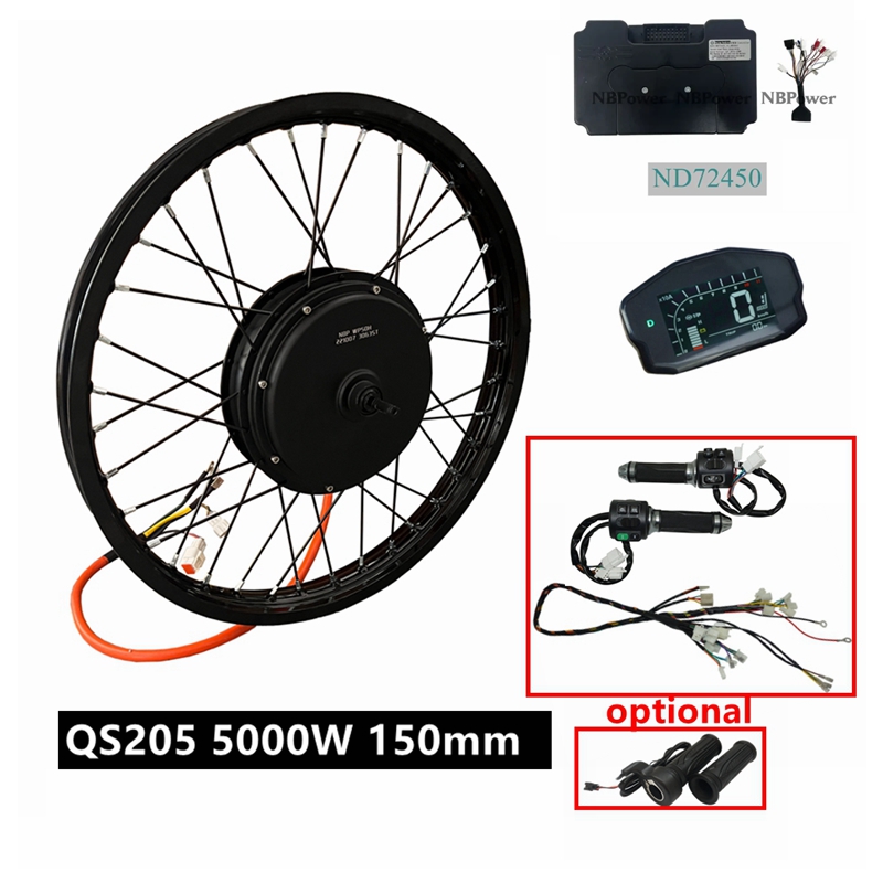 Zestaw do roweru elektrycznego – 5000W Hub Motor Kit 72V recenzja i cena