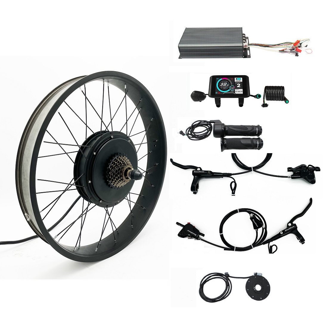 Zestawy do konwersji rowerów e – 5000W Hub Motor Kit 72V recenzja i cena
