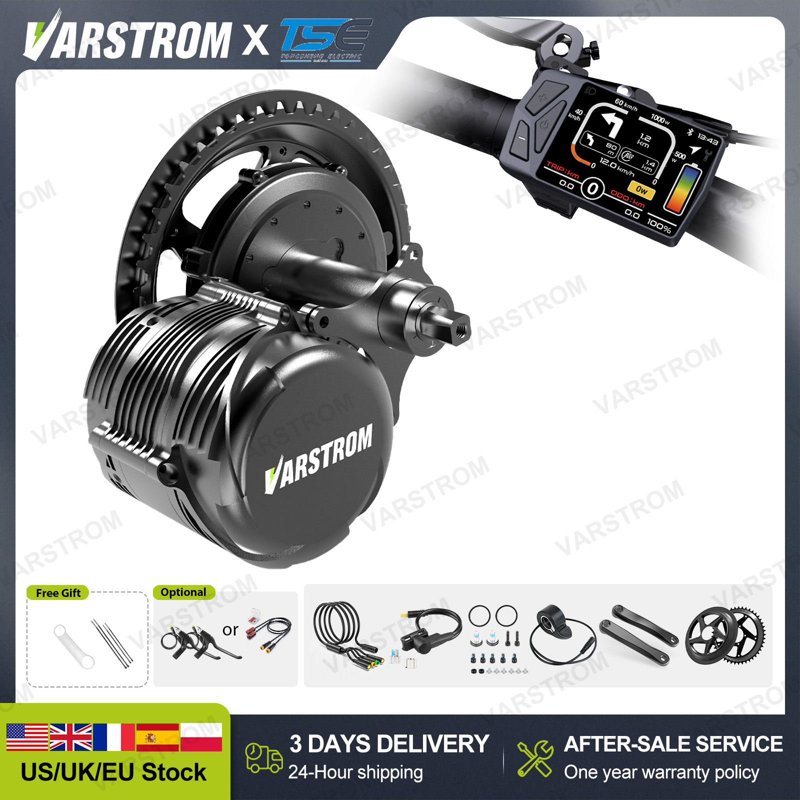 [US 3 Dni Szybka Dostawa] Siln – Side Hung Mid Drive Motor Kit recenzja i cena
